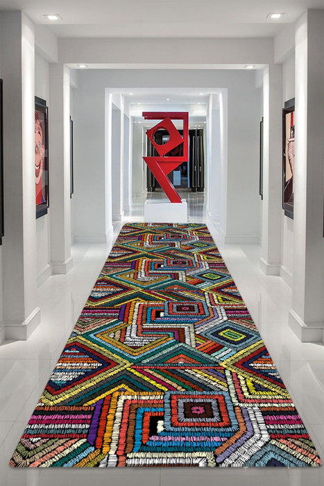 Conceptum Maglie Alfombra Multicolor 80 x 150 cm